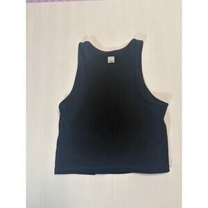 Vuori Black Cropped Athletic Tank Top Women's Size Small